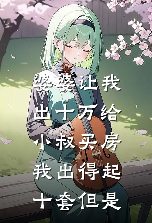 婆婆让我出十万给小叔买房，我出得起十套但是